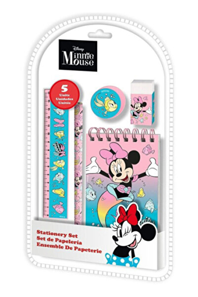 Minnie Mouse Disney Minnie Mermaid Stationery Set 5 pcs
