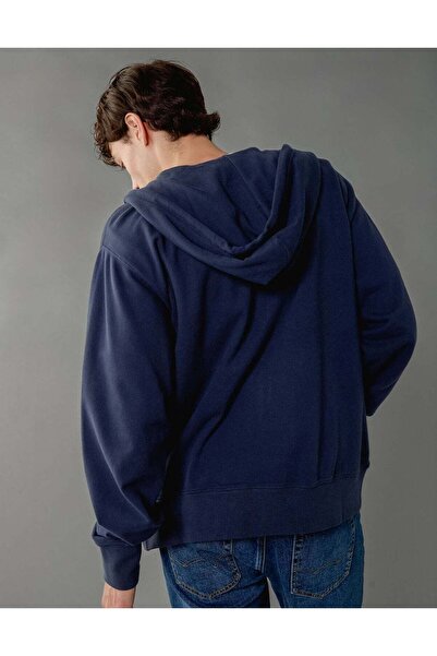 AMERICAN EAGLE هودي AE Graphic بسحاب كامل