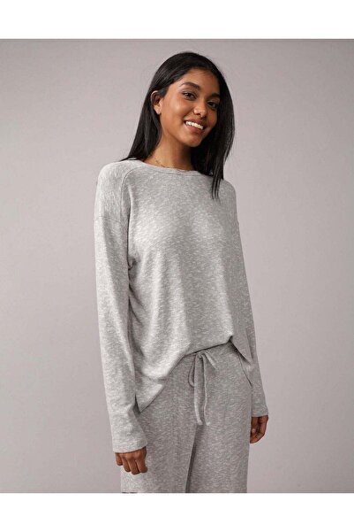 AMERICAN EAGLE AE Plush Long-Sleeve T-Shirt