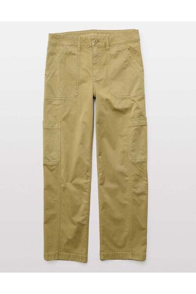 AMERICAN EAGLE AE Dreamy Drape Stretch Super High-Waisted Baggy Wide-Leg Pant