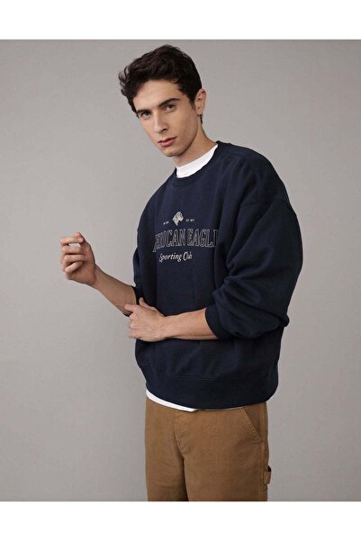 AMERICAN EAGLE AE Graphic Crewneck Sweatshirt