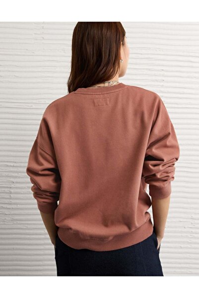 AMERICAN EAGLE AE Velvet Graphic Crewneck Sweatshirt