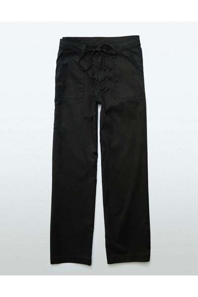 AMERICAN EAGLE AE Dreamy Drape Stretch Super High-Waisted Baggy Wide-Leg Pant