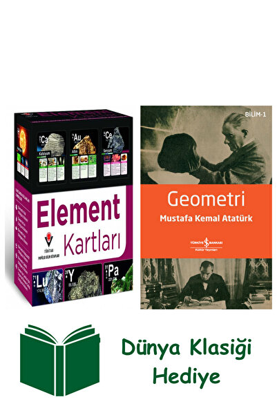 TÜRKİYE İŞ BANKASI KÜLTÜR YAYINLARI Element Kartları (Kutulu) + Geometri + Dü...