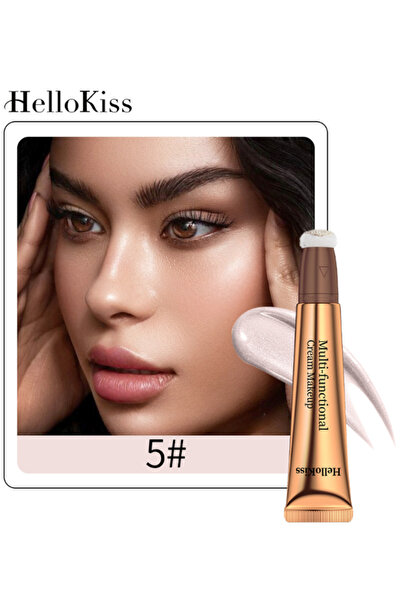 HelloKiss Multi-Functional Cream Makeup – Iluminator Golden Light #5