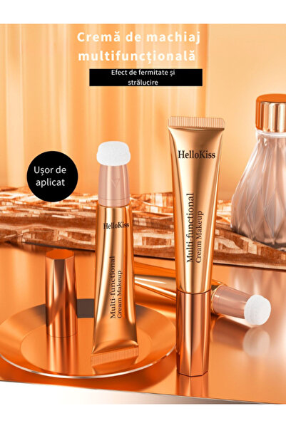 HelloKiss Multi-Functional Cream Makeup – Iluminator Champagne Glow #6