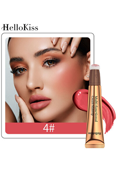 HelloKiss Multi-Functional Cream Makeup – Blush Coral Glow #4
