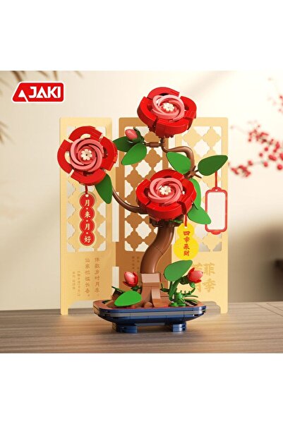 Cici Oyuncak Jaki Çiçek Yapı Oyuncak Gül Bloklar Yapı Birleştirme Hediyelik E...