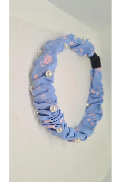 KÜÇÜKKANATLAR Pearl Detailed Teddy Bear Crown