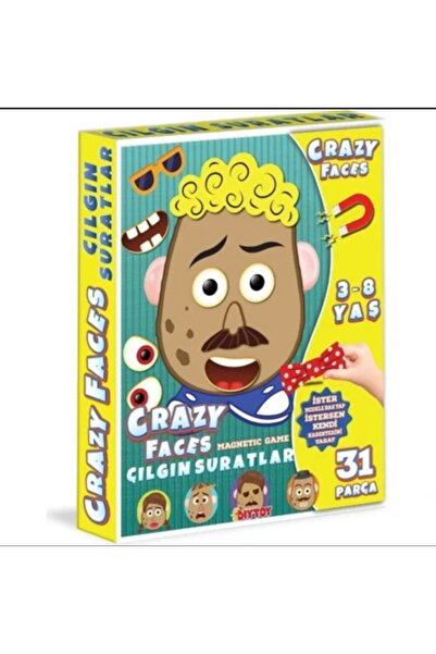 MİNİK DEHALAR Crazy Faces 31 Piece Educational Facial Expressions Game – Chil...