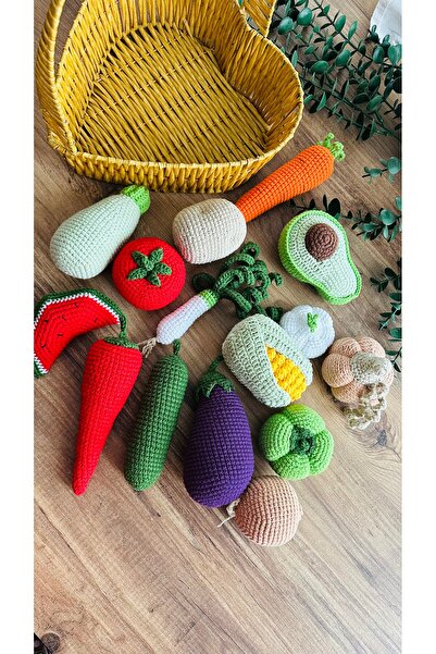 BABYBOUTİQUEHOUSE Amigurumi sebze-meyve 15’li