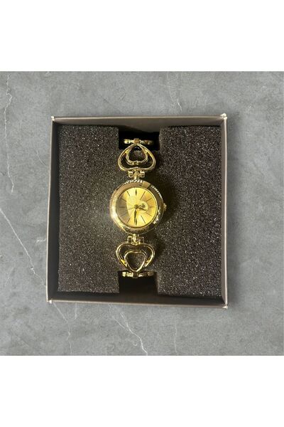 ynsaccessory Zarif Model Altın Metal Kordon Kadın Kol Saati