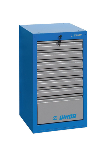 Unior Narrow tool cabinet - 8 drawers, DIM 475 x 650 x 870 mm