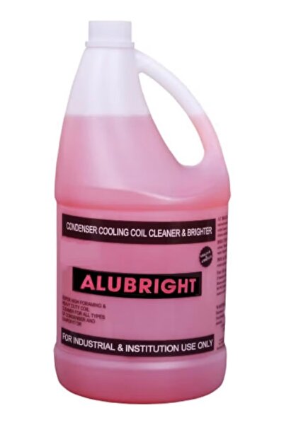 ALUBRIGHT منظف ملفات ALUBRITE الأحمر سعة جالون واحد - منظف مكثف مكيف الهواء الرغوي لوحدات التكييف الخارجية في الإمارات العربية المتحدة