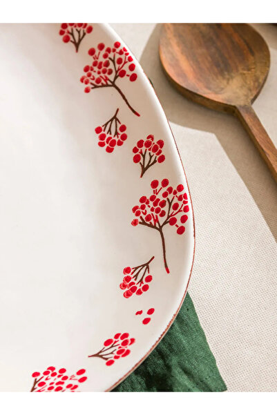 LC Waikiki Lcw Home Mixed Printed Ceramic Salad Plate 36 cm