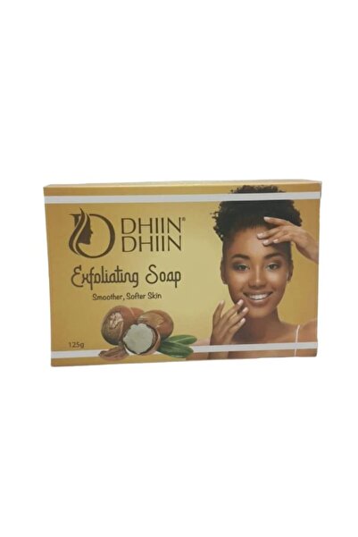 DHIIN DHIIN صابون مقشر للجسم للحصول على بشرة أكثر نعومة 125 جرام