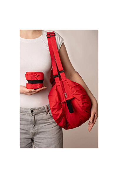 CT STONES Red Foldable Travel Bag