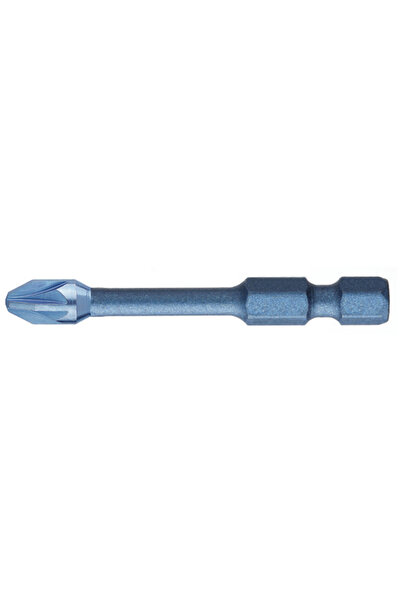 ABUSH MOTOR Εξάγωνο τρυπάνι 1/4'' ΜΠΛΕ SHOCK Form E 6.3 - Pozidriv PZ 3 προφίλ