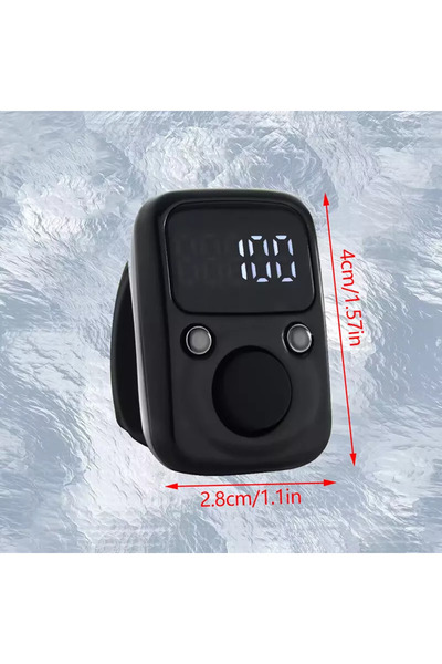 PopZa Digital Tasbeeh Zikr Counter Ring With LCD Display Screen