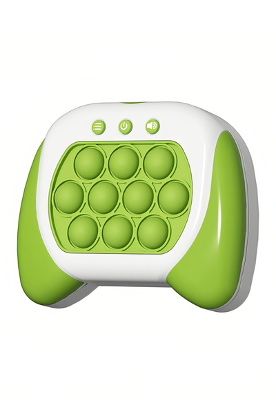 Yelajoy Handheld Game Toy, Light and Sound Press Bubble Game, for Home, Beach, Park, Birthday Gifts Green