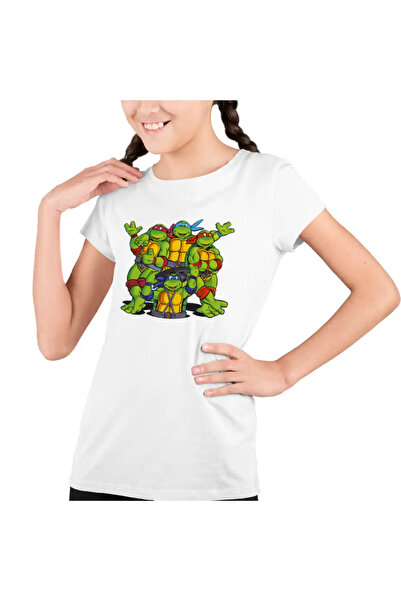 OEM Tricou Copii Fete Testoasele Ninja Aventuri Japonia