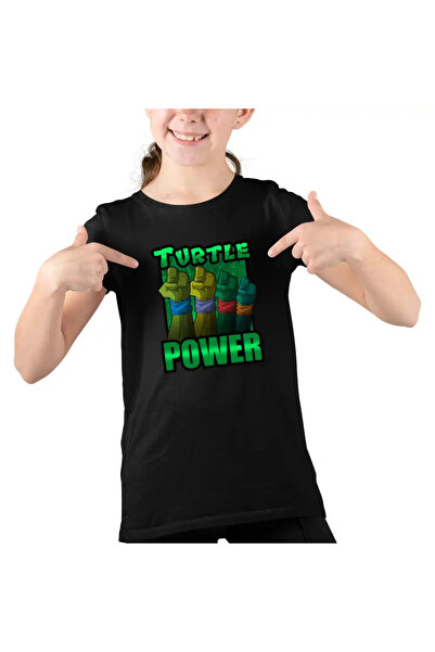 OEM Tricou Copii Fete Testoasele Ninja Turtle Power