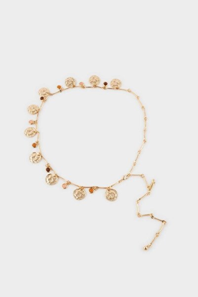 DeFacto Γυναικεία χρυσή μεταλλική ζώνη G3688AXNS