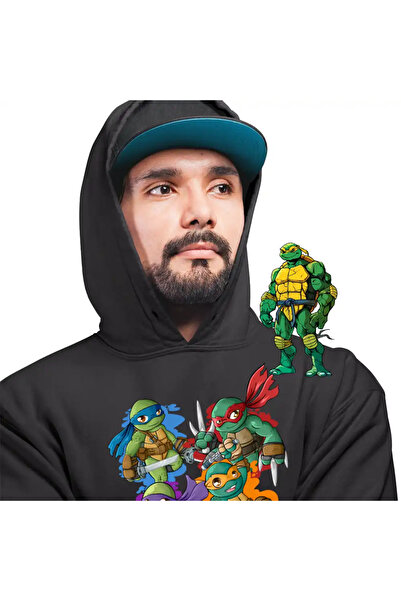 OEM Men's Hoodie Teenage Mutant Ninja Turtles Chibi Babies