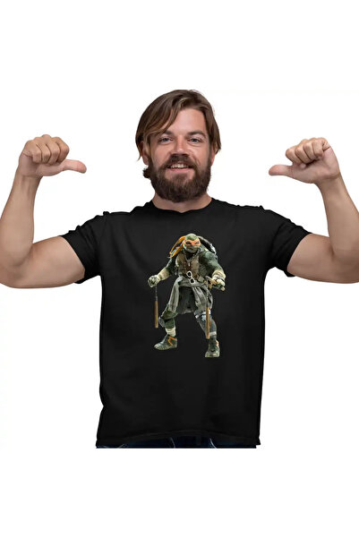 OEM Men's T-Shirt Teenage Mutant Ninja Turtles Michelangelo Ninjutsu Mutant