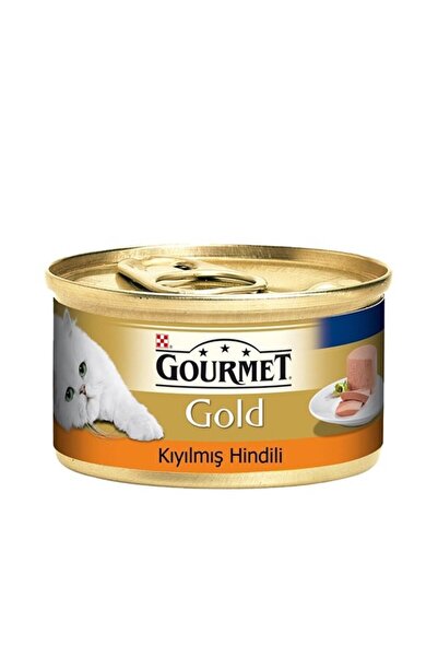 Gourmet Gold Kıyılmış Hindili Yetişkin Konserve Kedi Maması 85 Gr