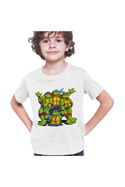 OEM Kids Boys Teenage Mutant Ninja Turtles Adventures Japan T-Shirt