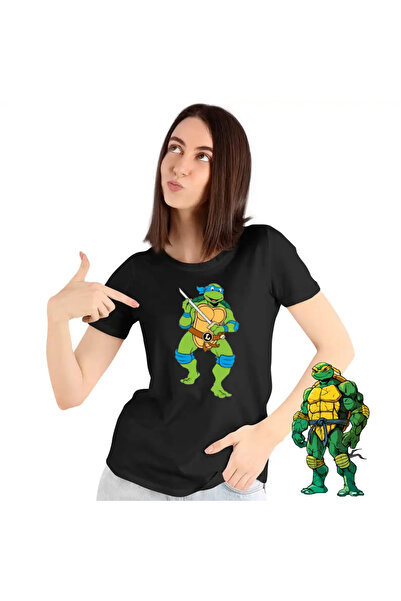 OEM Tricou Femei Testoasele Ninja Leonardo Sabii