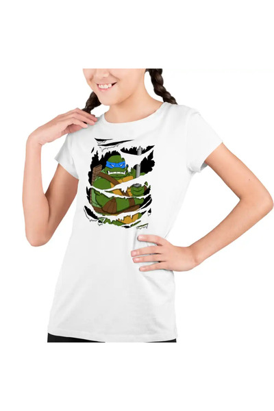 OEM Tricou Copii Fete Testoasele Ninja Lupta Mutant Teenage