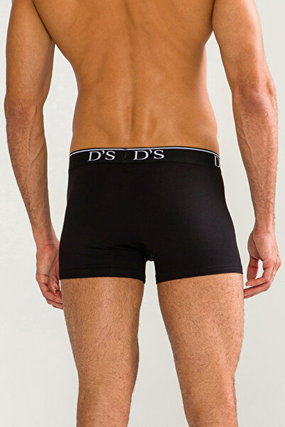 D'S Damat Ds Damat Genç Regular Cotton Boxer Black