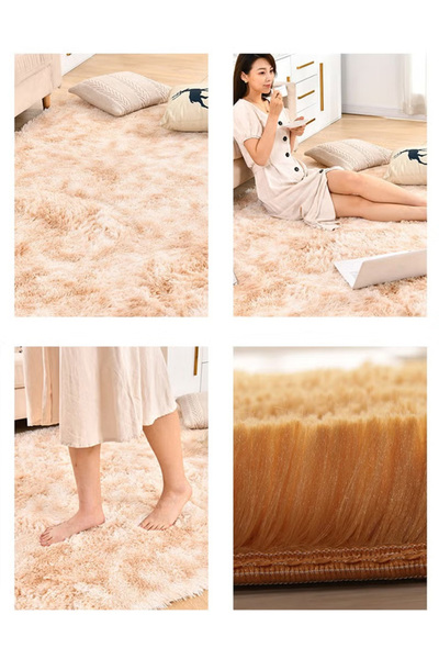 Generic Plush Abstract Rug – Suitable for Bedroom, Living Room, Children's Room