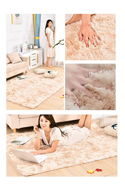 Generic Plush Abstract Rug – Suitable for Bedroom, Living Room, Children's Room