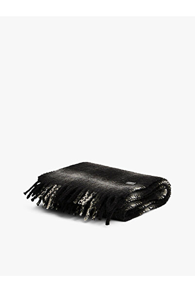 Tommy Hilfiger Th Crest Check Scarf with Wool