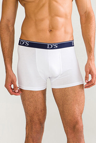 D'S Damat Ds Damat Genç Regular Cotton Boxer White