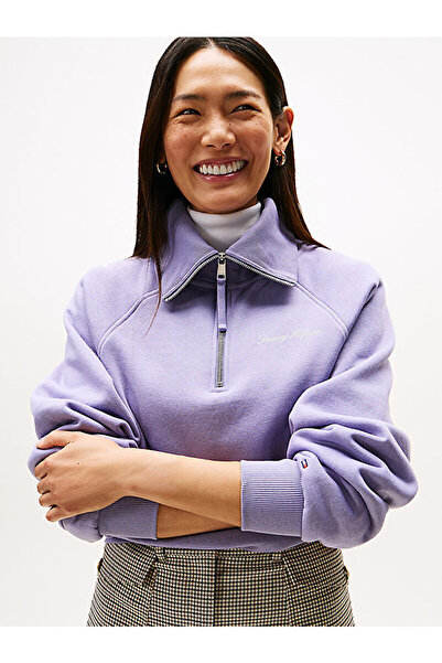 Tommy Hilfiger Interlock Knit Fleece Half-Zip Jumper