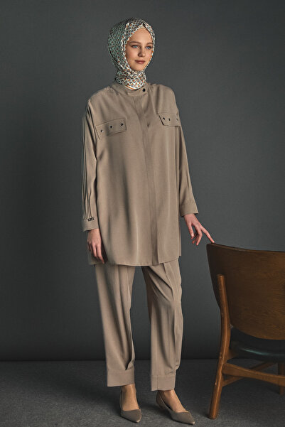 Setrms Süs Cep Kapaklı İkili Takım