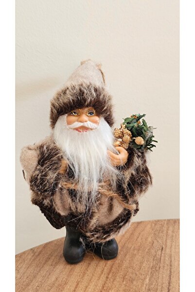 Genel Markalar Yılbaşı Çam Ağacı Süsü Noel Baba Asılabilir Kahverengi 17 Cm.