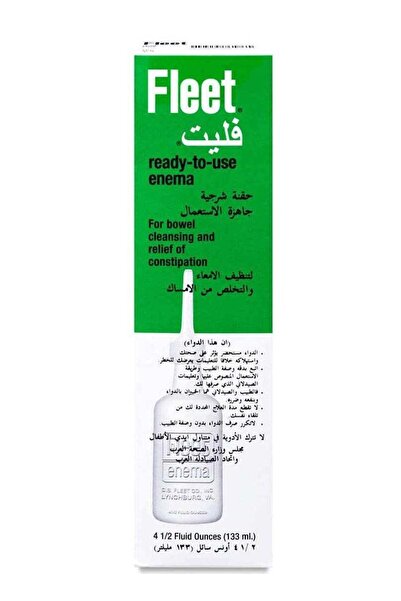 Fleet Enema 133 ml for Adults - Rectal Syringe for Bowel Cleansing and Consti...