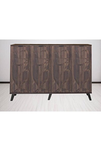 Al Saada Home Discounted Multi-Purpose Shoe Cabinet 160×35×110 - Brown