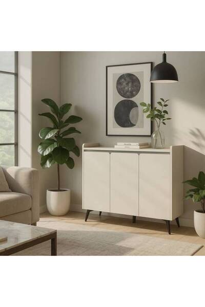 Al Saadah Home Multi-Purpose Shoe Cabinet 100×32×95 - Beige