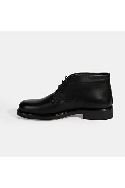 Desa Men's Black Desacomfort Lace-Up Leather Boots