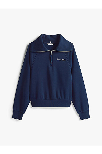Tommy Hilfiger Interlock Knit Fleece Half-Zip Jumper