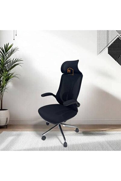 Al Saada Home Fast-selling Swivel Mobile Office Chair - Gray - 59×62×115 cm