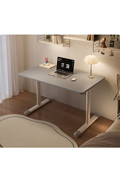 KEKE طاولة عمل مريحة قابلة لتعديل الارتفاع للكمبيوتر والألعاب بطول 120 سم