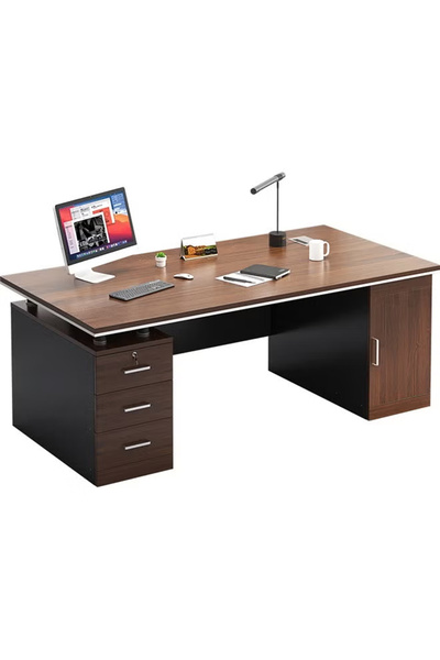 KEKE Executive Office Desk and Multifunction Computer Table 120 CM