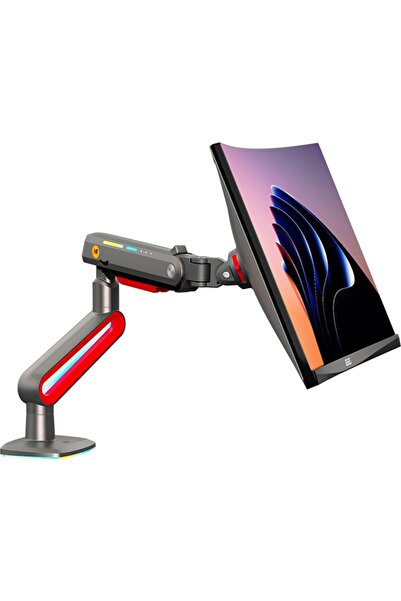 technozi North Bayou L60 (17-60 İnç) Gaming RGB Monitör Standı - (20 kg’a Kad...